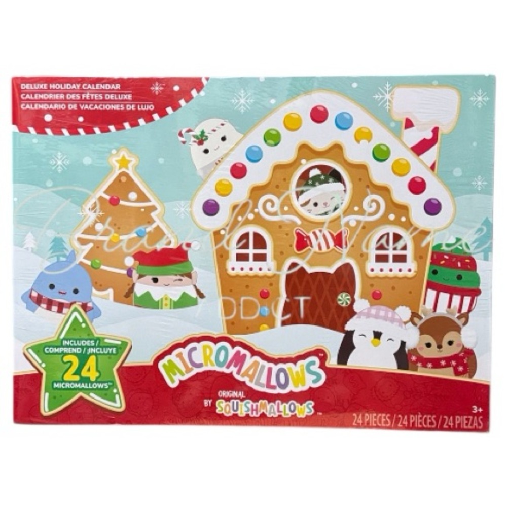 PRICE IS FIRM - Micromallows By Squishmallows 2025 Deluxe Holiday Calendar